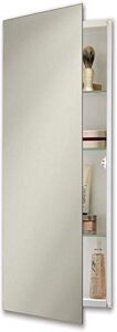 jensen 735p34whg 12" x 36" pillar medicine cabinet with polished mirror white