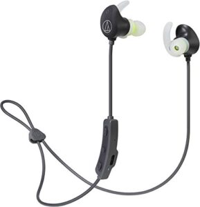 audio-technica ath-sport60btbk sonicsport wireless in-ear headphones, black