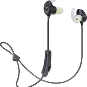 Audio-Technica ATH-SPORT60BTBK SonicSport Wireless in-Ear Headphones, Black