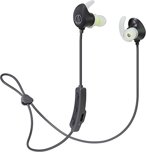 Audio-Technica ATH-SPORT60BTBK SonicSport Wireless in-Ear Headphones, Black