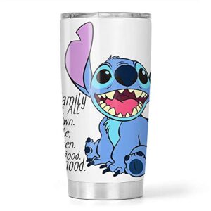 cute lilo and stitch stainless steel tumbler 20oz travel mug