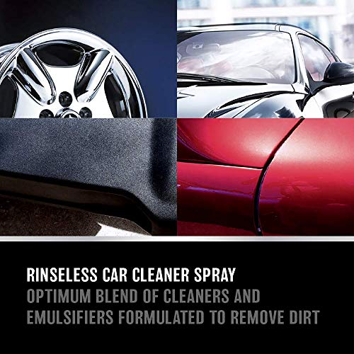 SoCal Wax Shop Waterless Car Wash - Green Eco Friendly Silicone-Free Formula No Water Spot-Free No Rinse Car Wash Spray - Car Detailing Products, Cleaning Supplies and Auto Care Accessories