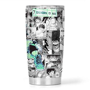 the deku who gives it his all stainless steel tumbler 20oz travel mug