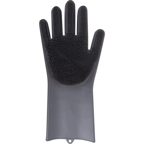 Classic Equine Wash Gloves, Grey