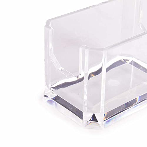 Sugar Packet Holders, 12 Pack - Clear Plastic Storage Containers for Kitchen - Commercial & Business Organization for Restaurants & Home, Coffee Bars, & Diners - Food and Beverage Accessories