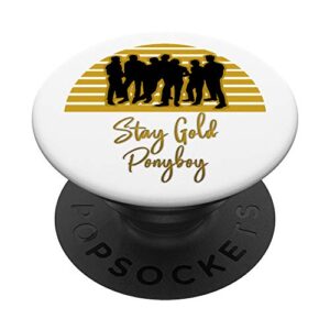 stay gold ponyboy popsockets popgrip: swappable grip for phones & tablets