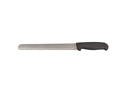 Cozzini Cutlery Imports 10” Straight Bread Knife Black Fibrox Handle