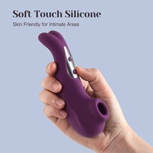 Tracy's Dog Clitoral Sucking Vibrator for Clit Nipple Stimulation with 10 Suction Modes, Adult Oral Sex Toys for Women Couples (P.Cat)