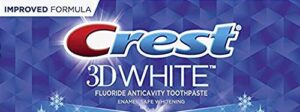 crest 3d white fluoride anticavity toothpaste, arctic fresh, 4.1 ounce