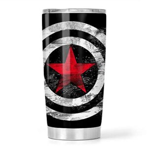 winter soldier stainless steel tumbler 20oz travel mug