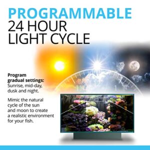 Fluval Sea Marine 3.0 LED Aquarium Lighting for Coral Growth, 22 Watts, 15-24 Inches