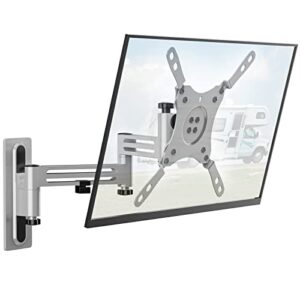 wali rv tv mount, lockable tv wall mount for camper trailer motor home, full motion anti-vibration arm for 13-43 inch led, lcd flat screens and monitors, up to 33lbs (1343lk)