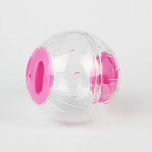 balacoo 2pcs Small Pet Rolling Ball Toy Clear Hamster Exercise Ball for Gerbils Chinchillas Guinea Pigs Animals (Random Color,Small Size)