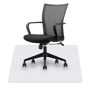 hst office chair mats for carpeted floors,desk chair mat,for low pile carpets,protects floors,36" x 48" for computer desk