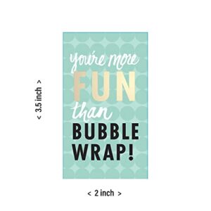 Kindness & Gratitude Cards, 50 Unique Designs and Quotes, Spread Joy & Appreciation, Illustrated With Fun and Motivation Inspired Phrases With Gold Embossing