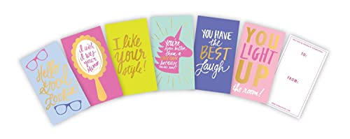 Kindness & Gratitude Cards, 50 Unique Designs and Quotes, Spread Joy & Appreciation, Illustrated With Fun and Motivation Inspired Phrases With Gold Embossing