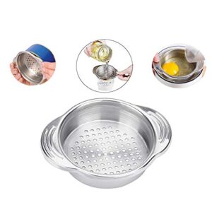 dld tuna strainer press, tuna can strainer food-grade stainless steel canning colander for regular-size and wide-necked tunas