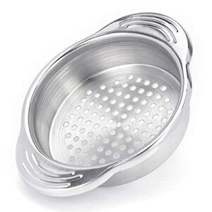 DLD Tuna Strainer Press, Tuna Can Strainer Food-Grade Stainless Steel Canning Colander for Regular-Size and Wide-Necked Tunas