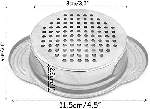 DLD Tuna Strainer Press, Tuna Can Strainer Food-Grade Stainless Steel Canning Colander for Regular-Size and Wide-Necked Tunas