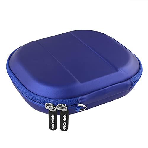 Geekria Shield Headphones Case Compatible with AKG Y45BT Wireless, Y400, Y50BT, N60NC Wireless, Y500 Case, Replacement Hard Shell Travel Carrying Bag with Room for Accessories (Blue)