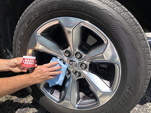 Magic Guard – Best Wheel Wax – Sealant & Protection for All Wheels – Easy Removal of Brake Dust & Road Grime - Hydrophobic – Acid, Corrosion & Moisture Resistant – Made in USA – 8 oz 