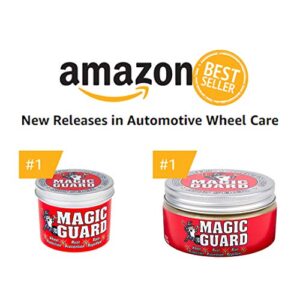 Magic Guard – Best Wheel Wax – Sealant & Protection for All Wheels – Easy Removal of Brake Dust & Road Grime - Hydrophobic – Acid, Corrosion & Moisture Resistant – Made in USA – 8 oz 