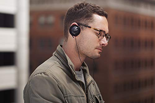 Massdrop x Koss KSC75X On-Ear Portable Headphones with in-Line Microphone, Midnight Blue