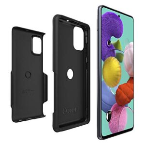 OtterBox Samsung Galaxy A51 (4G ONLY, Not compatible with any 5G device) Commuter Series Lite Case - BLACK, slim & tough, pocket-friendly, with open access to ports and speakers (no port covers),