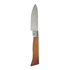 messermeister adventure chef folding 6” chef’s knife - german steel & carbonized maple handle - rust resistant & easy to maintain
