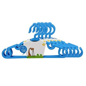 heaven2017 5 pieces kids clothes hangers baby trouser coat drying rack plastic hangers for baby clothes blue