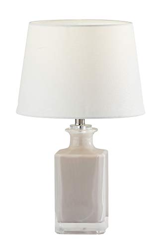 Adesso SL3996-03 Table Lamp, Light Purple Glass