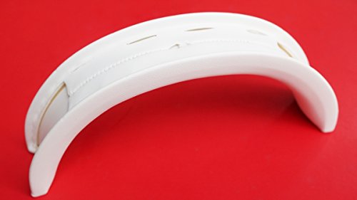 Earpads Leather Cushion Repair Parts for Monster Inspiration Headphones Replacement Earmuffs (Headband White)