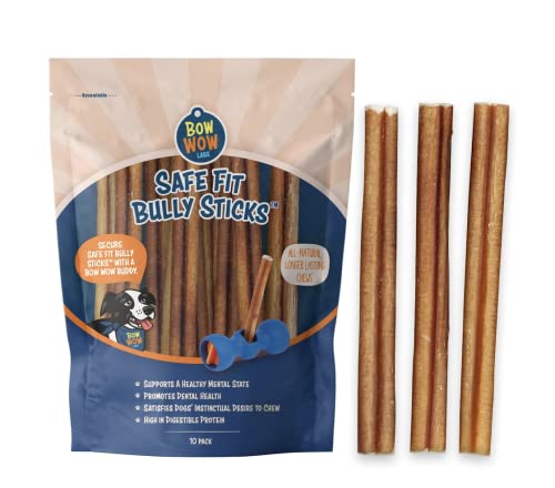 Bow Wow Labs 6" Bully Sticks - 10 Pack (Midsize)