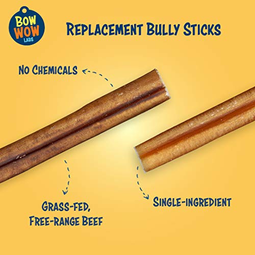 Bow Wow Labs 6" Bully Sticks - 10 Pack (Midsize)