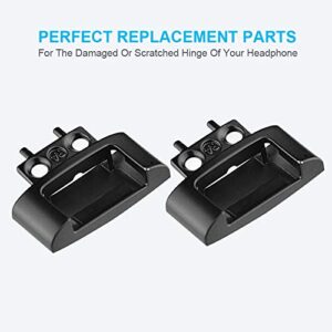 Hinge Replacement Solo 3 Headband Connector Repair Kit Parts Compatible with Beats by Dr Dre Solo 3.0 Wireless A1796 On-Ear Headphones (Matte Black)