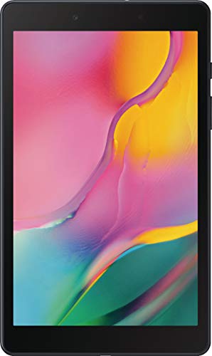 Samsung Galaxy Tab A 8.0" (2019, WiFi + Cellular) 32GB, 5100mAh Battery, 4G LTE Tablet & Phone (Makes Calls) GSM Unlocked SM-T295, International Model (Black) (Renewed)