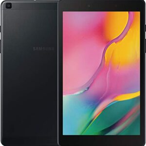 Samsung Galaxy Tab A 8.0" (2019, WiFi + Cellular) 32GB, 5100mAh Battery, 4G LTE Tablet & Phone (Makes Calls) GSM Unlocked SM-T295, International Model (Black) (Renewed)