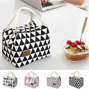 cystyl lunch bags for women insulated fashionable lunch box large drinks holder reusable tote bag for work school picnic hiking beach fishing (a)