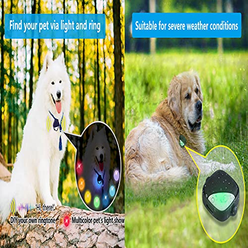 PetFon Pet GPS Tracker, No Monthly Fee, Real-Time Tracking Collar Device, APP Control For Dogs And Pets Activity Monitor(Only For Dog)