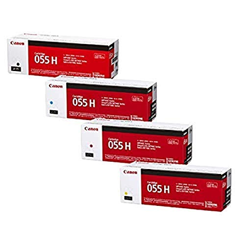 Canon Genuine 055 High Yield Black Toner Cartridge 2-Pack, CRG-055H