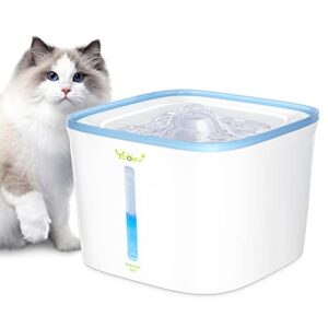 yczoy pet water fountain extra large 3.5l/118oz automatic cat/dog water dispenser recirculating drinking kitten/doggies/puppy water fountain electric water bowl super silent | navi-cvs