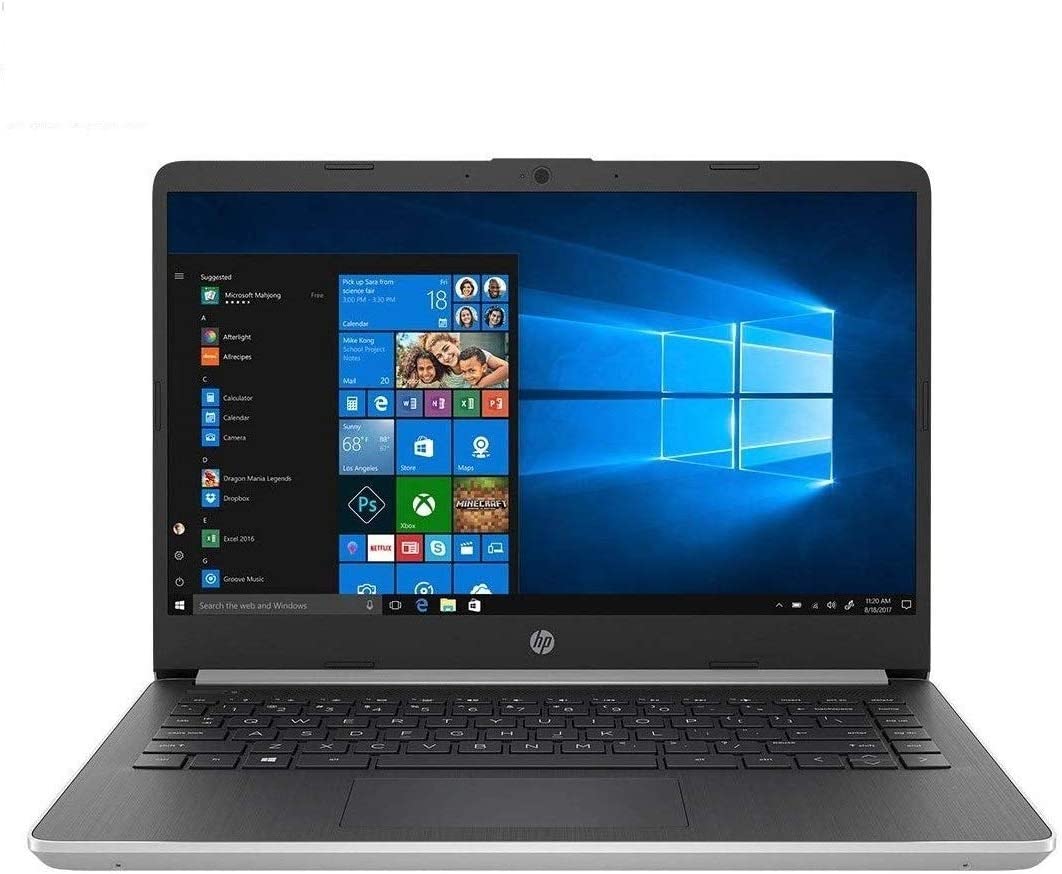 HP 14 Laptop Computer 14" IPS WLED-Backlit FHD 10th Gen Intel Core i5-1035G4 Up to 3.7GHz 8GB DDR4 RAM 256GB SSD 802.11AC WiFi Bluetooth 5.0 HDMI win10 Home Silver