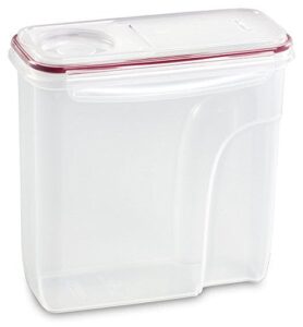 joey'z extra large 24 cup (192 oz) cereal storage container/keeper - rice food storage for kitchen and pantry - airtight dispenser lid & bpa-free