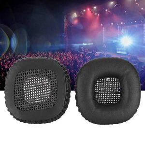 ASHATA Replacement Earpad Ear Pad Cushion for Marshall Major II, Replacement Ear Pads Cushion Kit 1 Pair Replacement Memory Soft Sponge Form Earphone Sleeve Earmuff Case(Black)