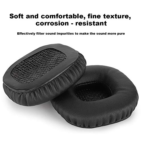 ASHATA Replacement Earpad Ear Pad Cushion for Marshall Major II, Replacement Ear Pads Cushion Kit 1 Pair Replacement Memory Soft Sponge Form Earphone Sleeve Earmuff Case(Black)