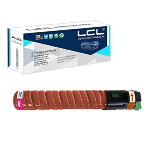 lcl compatible toner cartridge replacement for ricoh 841282 mp c2550 c2050 2550 lanier ld525c savin c9020 9025 aficio mp c2030 2050 c2350 c2050 c2350 ld520c (1-pack magenta)