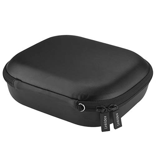 Linkidea Headphone Carrying Case Compatible with Anker Soundcore Life Q20, Q30, Q35 Hybrid Headphones, Protective Hard Shell Travel Bag with Cable, Charger Storage (Black)