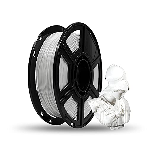 Flashforge PLA Filament 1.75mm, 3D Printer Filaments 0.5kg Spool-Dimensional Accuracy +/- 0.02mm for Adventurer 3 Series (White)