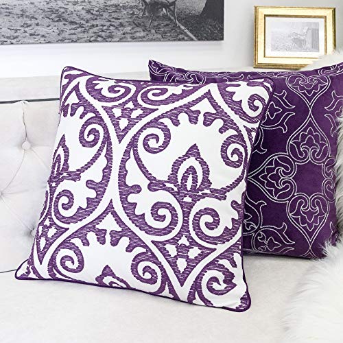 Homey COZY 82018-Aria Accent Pillow, Single, Purple