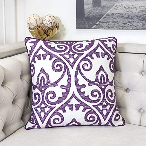 Homey COZY 82018-Aria Accent Pillow, Single, Purple